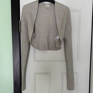 a new day Ribbed Knit Shrug - Cream